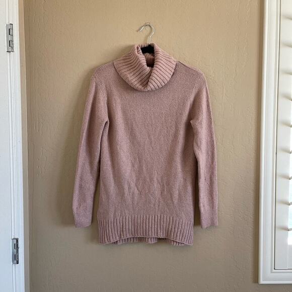 Nordstrom BP Longline Beige Cowl Neck Cozy Stretch Sweater XXS - Picture 2 of 5